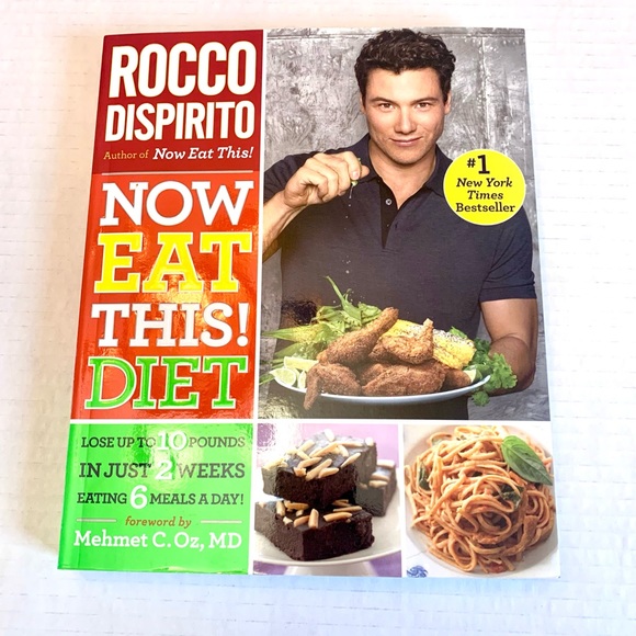 ROCCO DISPIRITO Now Eat This! Diet Cook Book Paperback First Edition - Picture 1 of 7